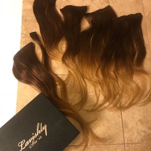 Clip in hair extensions